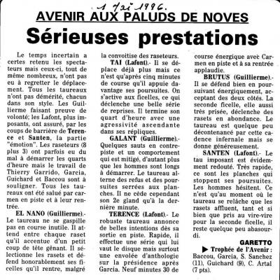 1 mai 1996 (La provence)