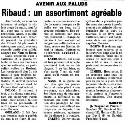 19 Mai 1996 ( La provence)