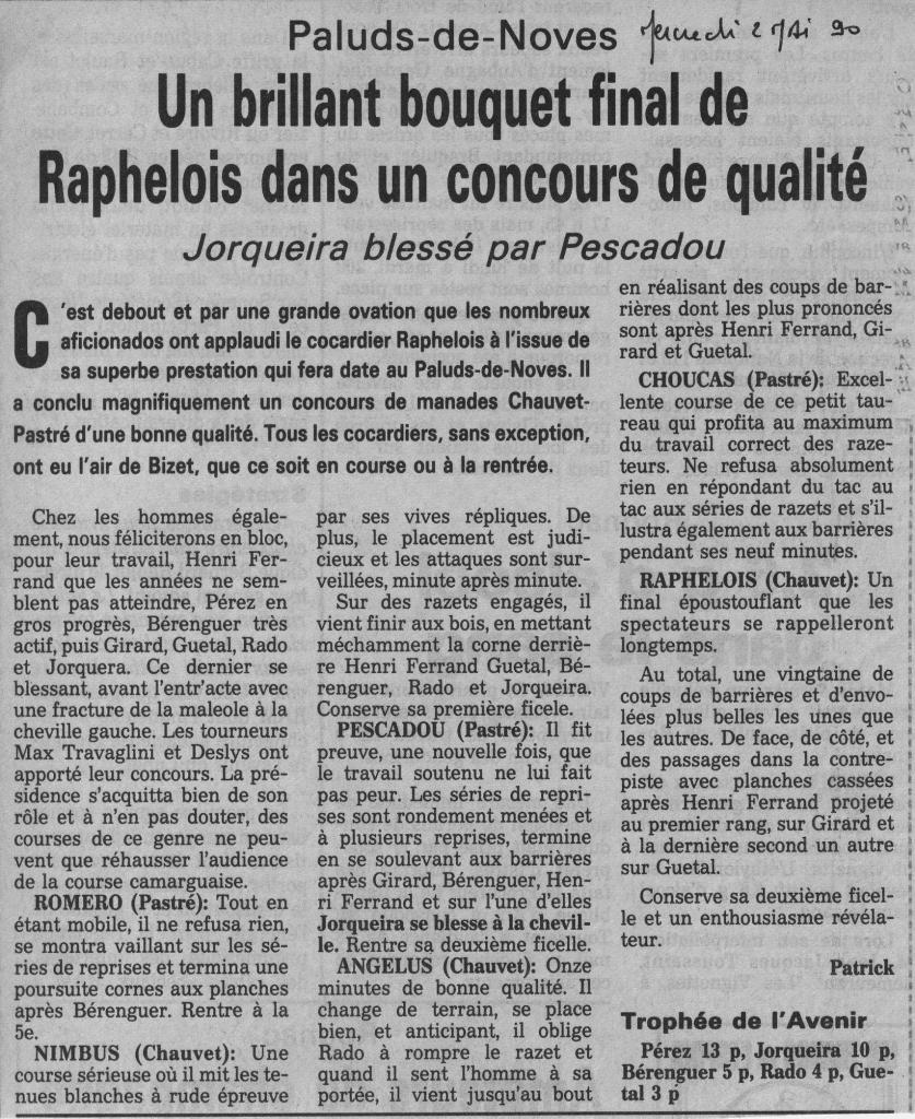 1 Mai 1990 (La Provence)