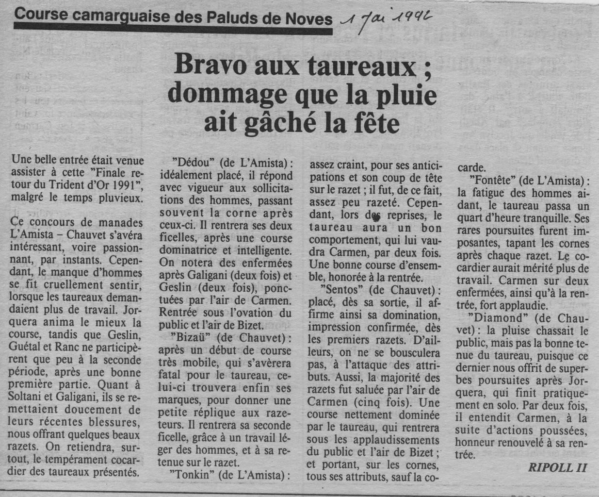 1 mai 1992 ( la marseillaise)