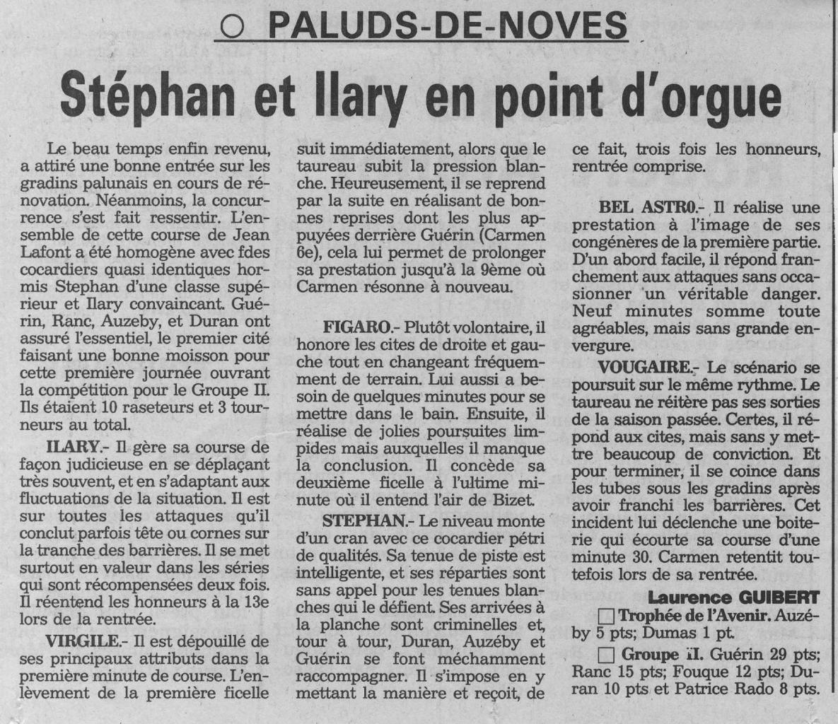 1 mai 1994 ( la provence)