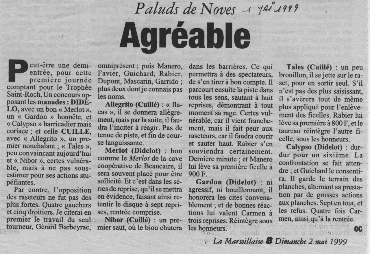 1 mai 1999 ( la marseillaise)
