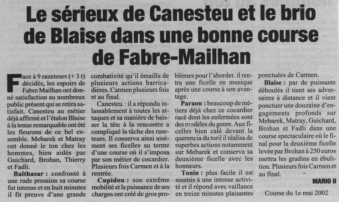 1 mai 2002 (La Marseillaise)