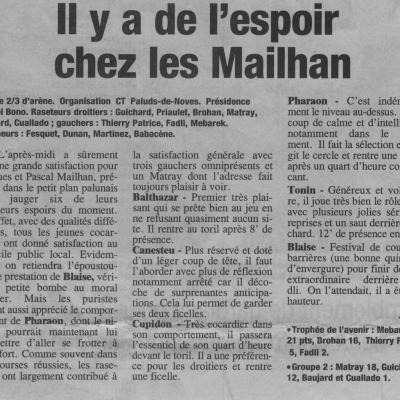 1 mai 2002 ( La provence)