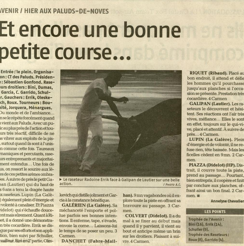 10 08 2008 (La Provence)