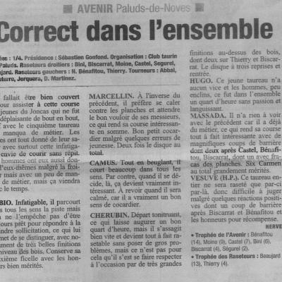 10 avril 2005 (la provence)