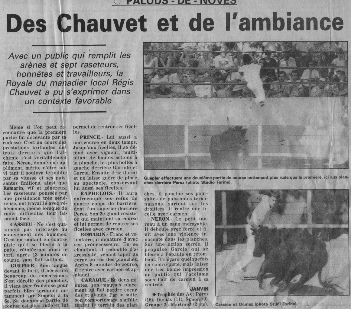 13 Aout 1995 ( la provence)