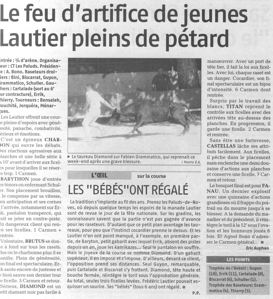 14 juileet 2008 ( la provence)