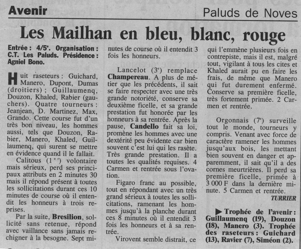 14 juillet 1998 ( la provence)