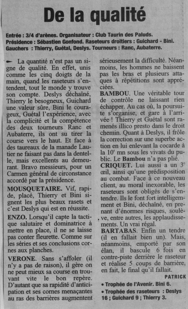 14 juillet 2004 ( ( La Provence )