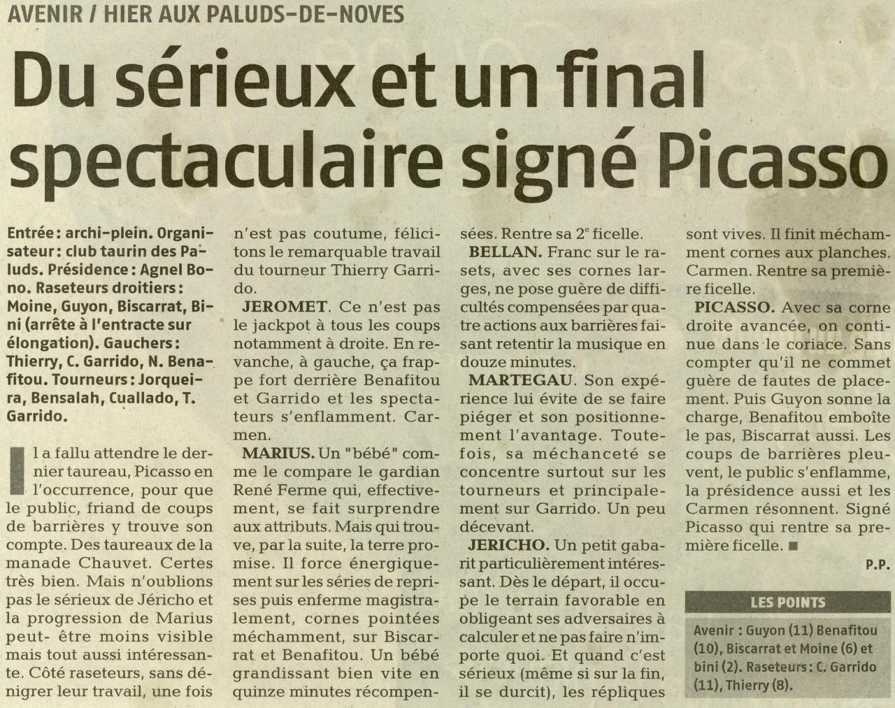 15 08 2007 R Chauvet (La Provence)