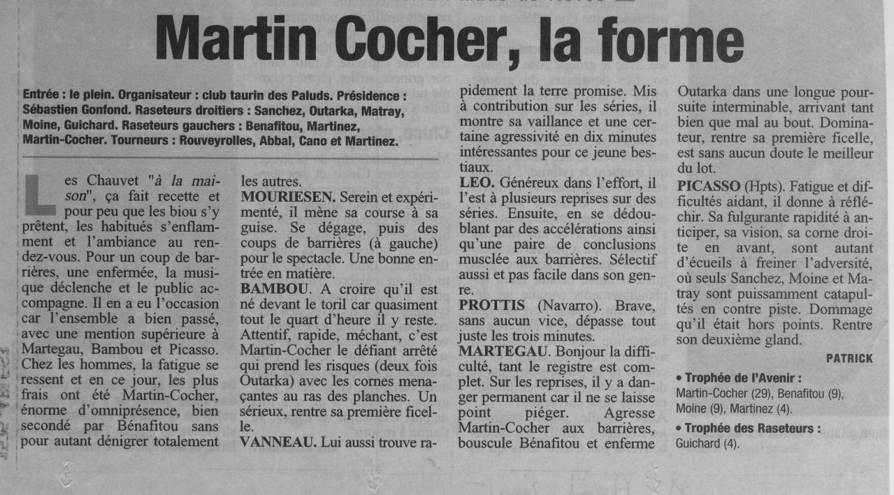 15 Aout 2005 ( La Provence )