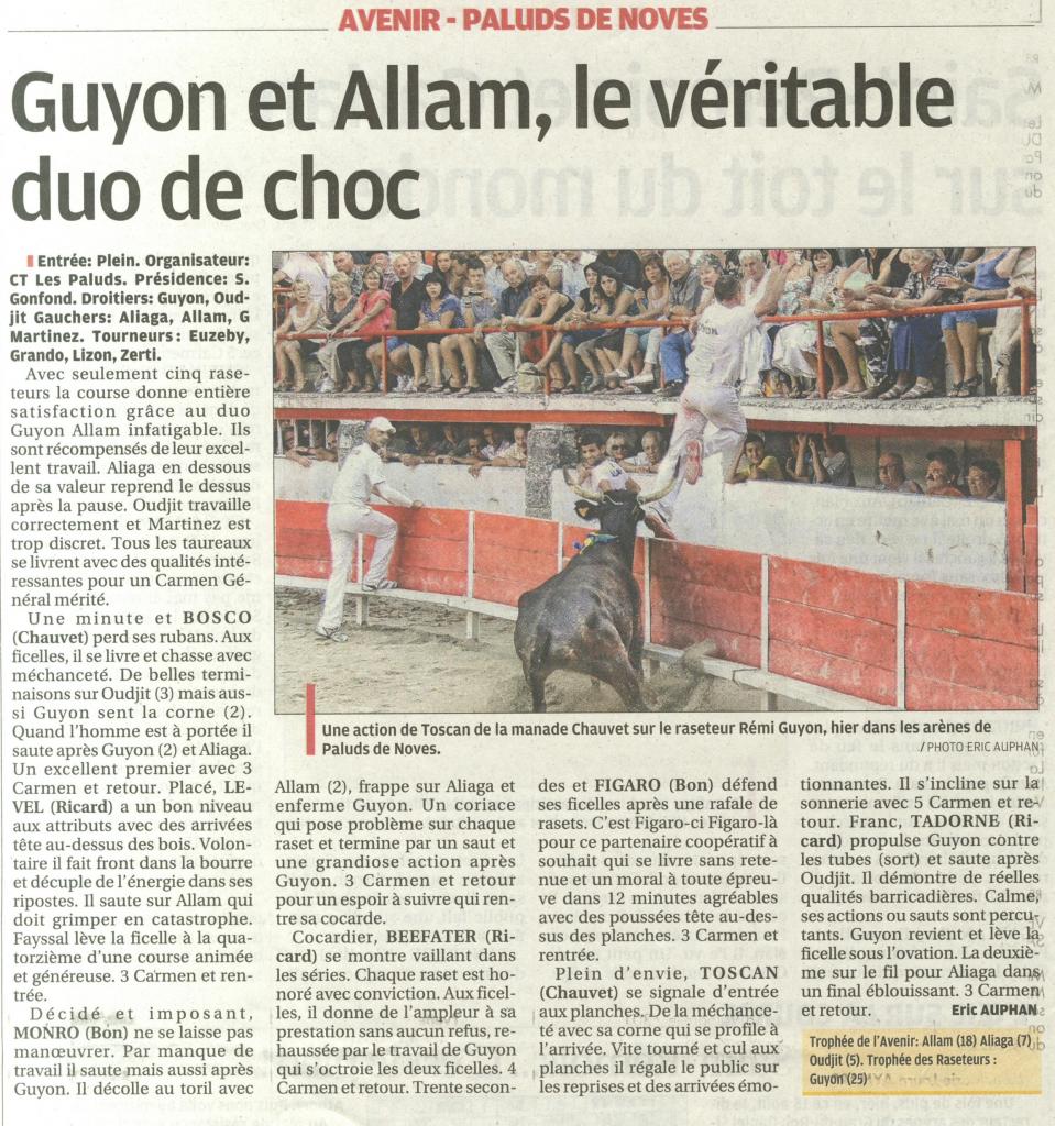 15 Aout 2012 (la provence)