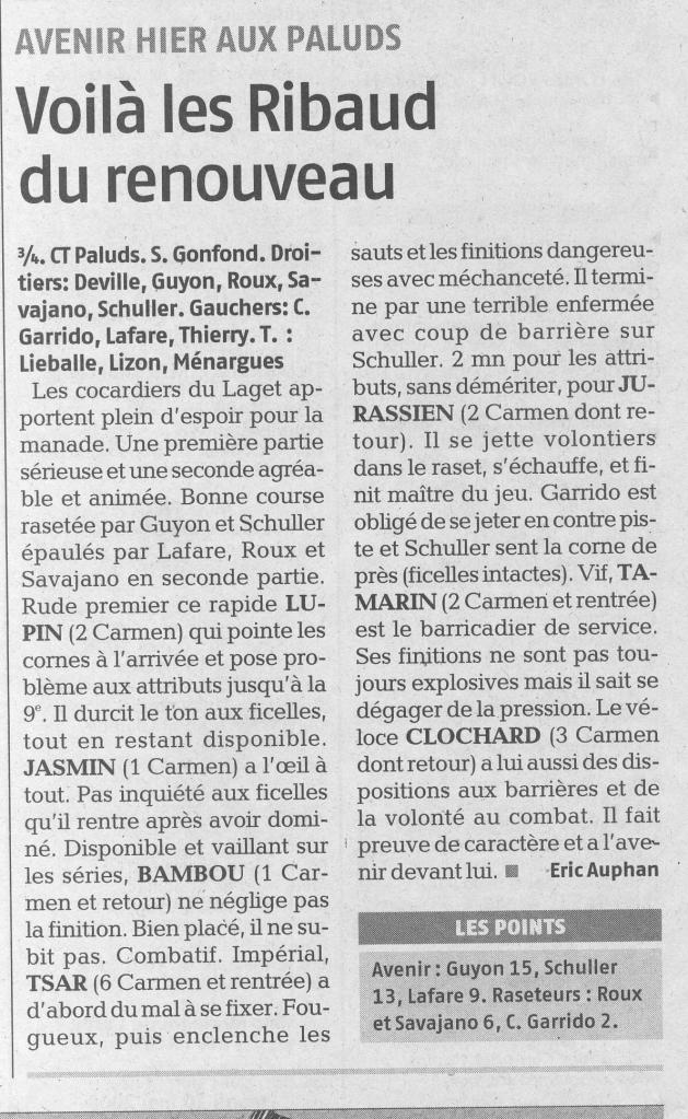 18 mai 2008 ( la provence)