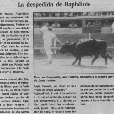 1997 Despelida de Raphelois