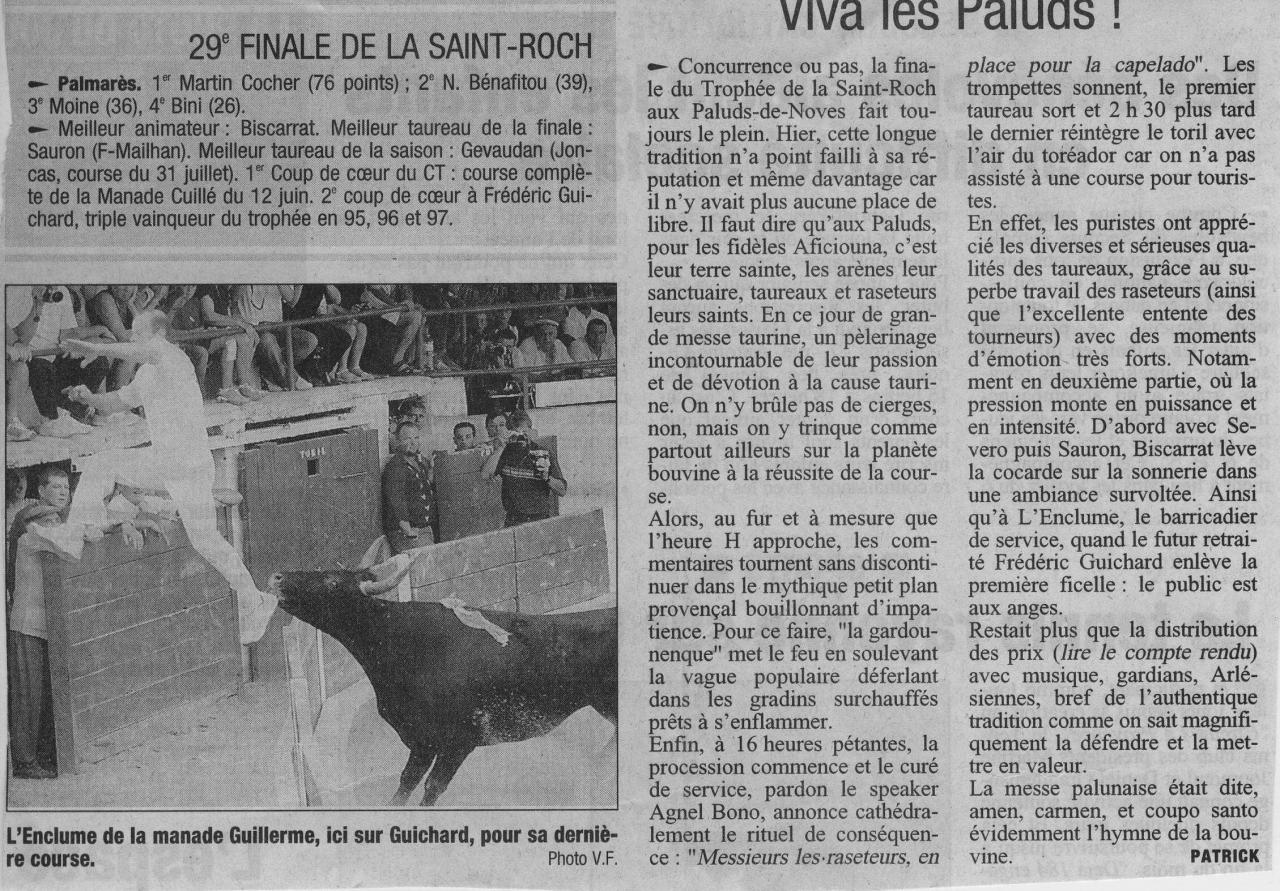 29 finale St Roch ( Edoto P Pons La Provence)