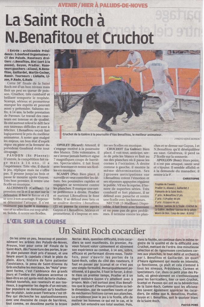 38 eme finale st roch 2014