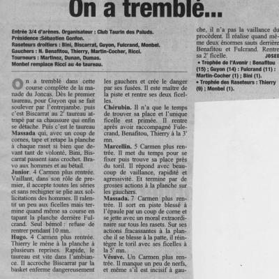 9 avrin 2006 ( La Provence )