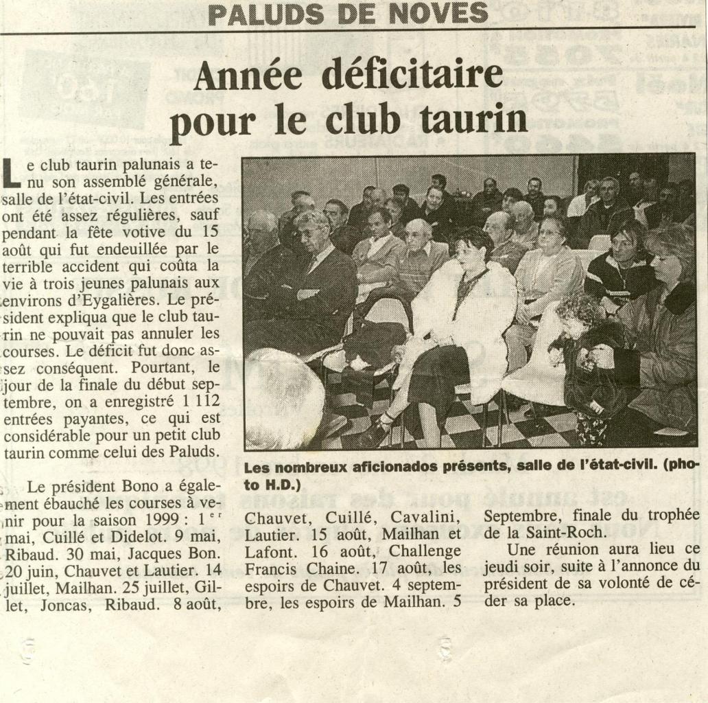 Assemblée générale 1998