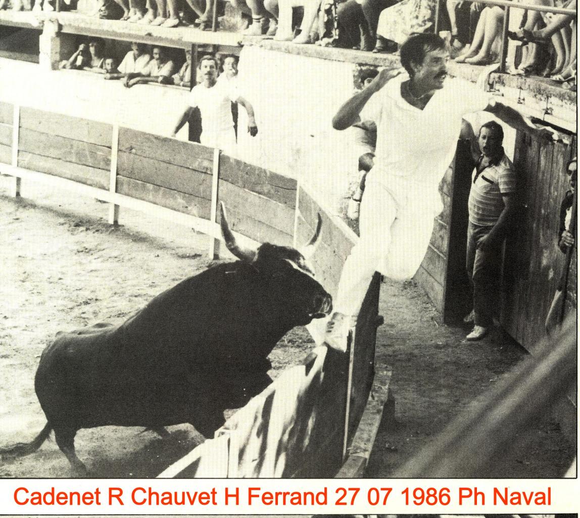 Cadenet R Chauvet H Ferrand 27 07 1986