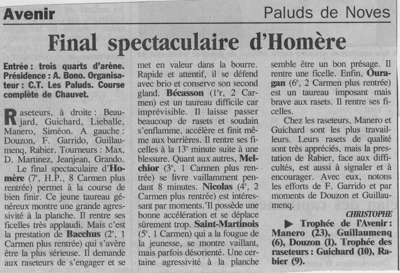 Chauvet 21-06-1998 ( la provence)