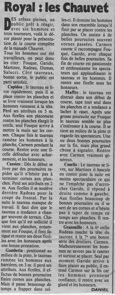 chauvet aout 1994 (la marseillaise)