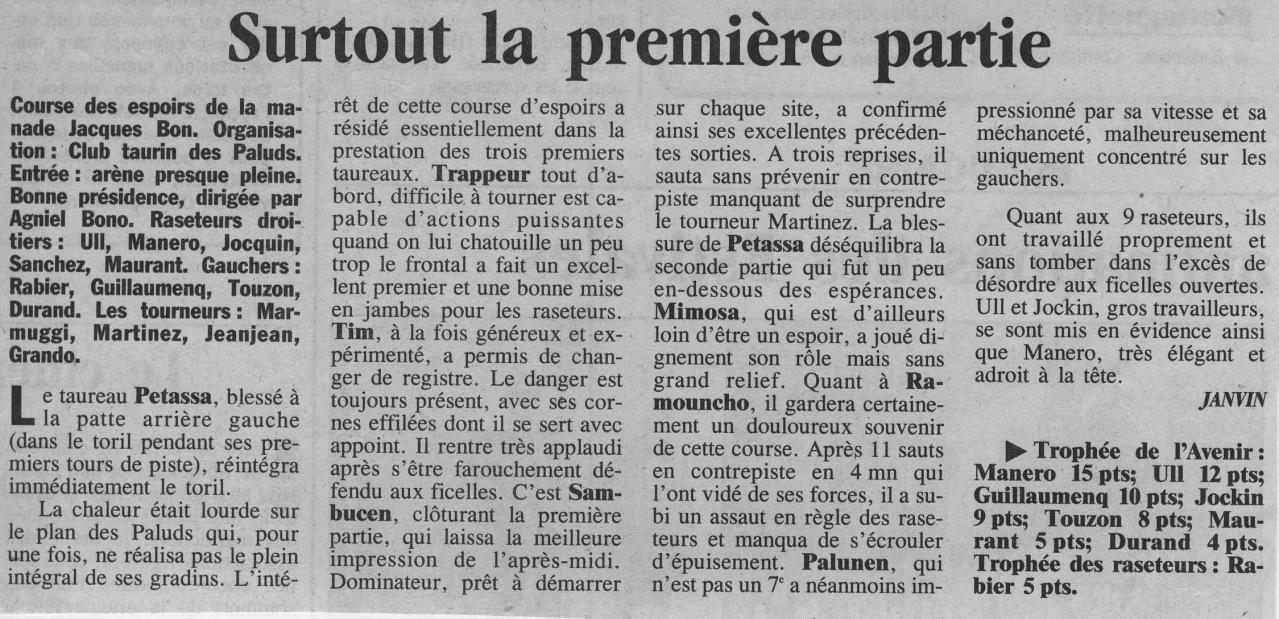 complete J Bon 25-07- 1998 ( La provence)