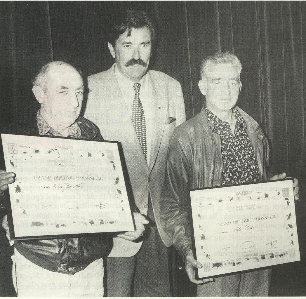 Diplome federal Emile Saladin 1 mars 1992