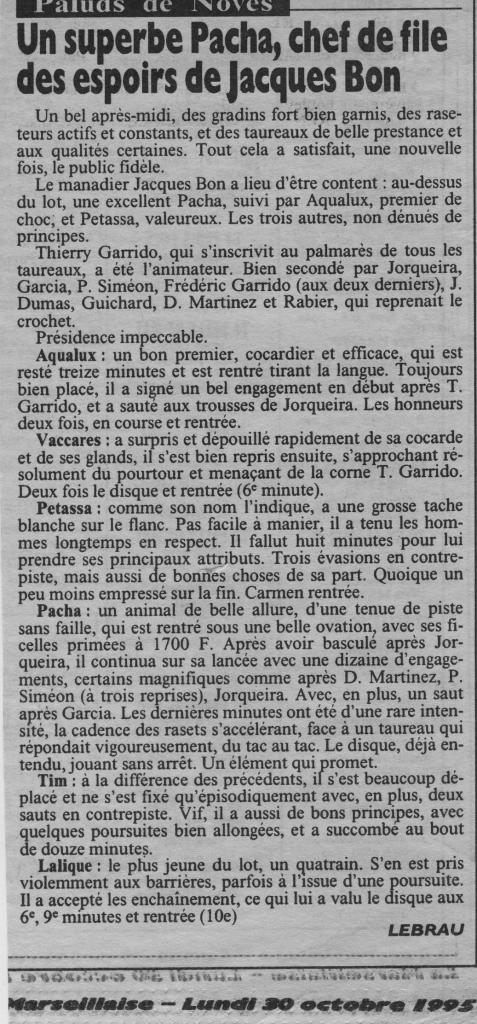 Jacques Bon 29 10 1995 (la marseillaise)