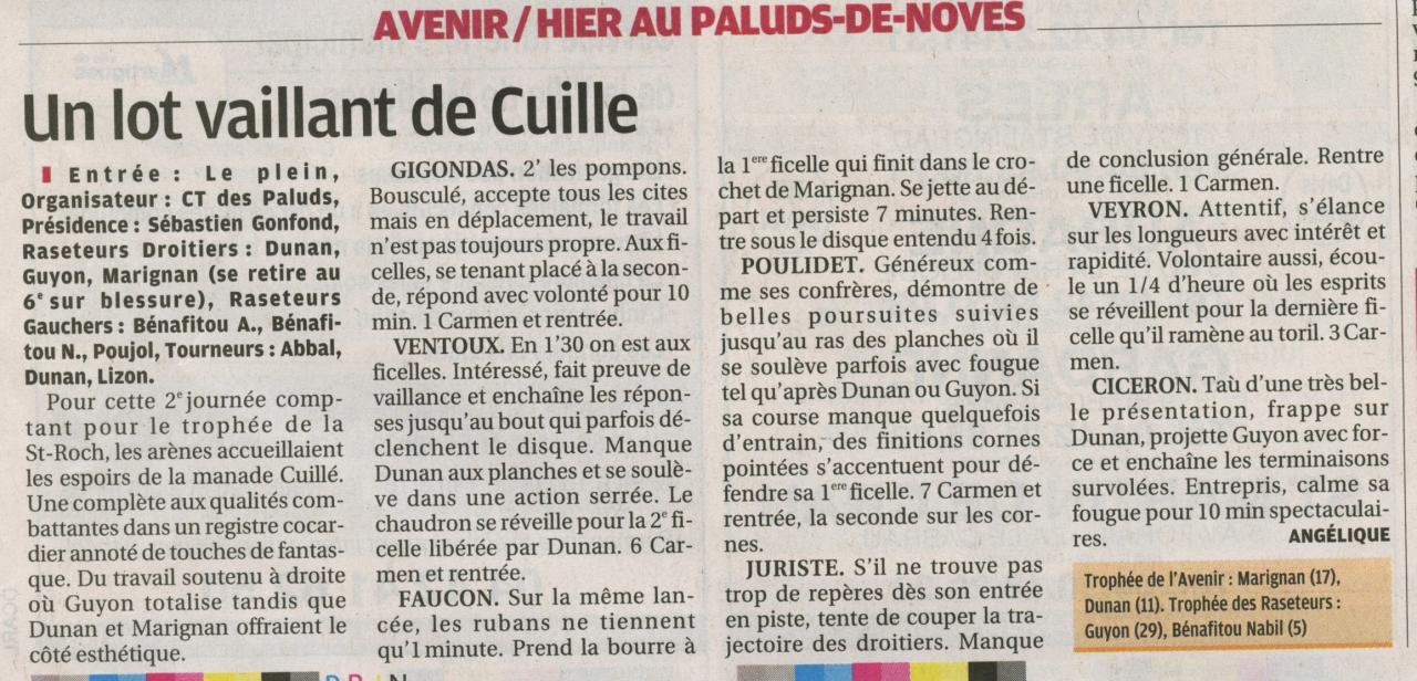 La Provence 21 juin 2015