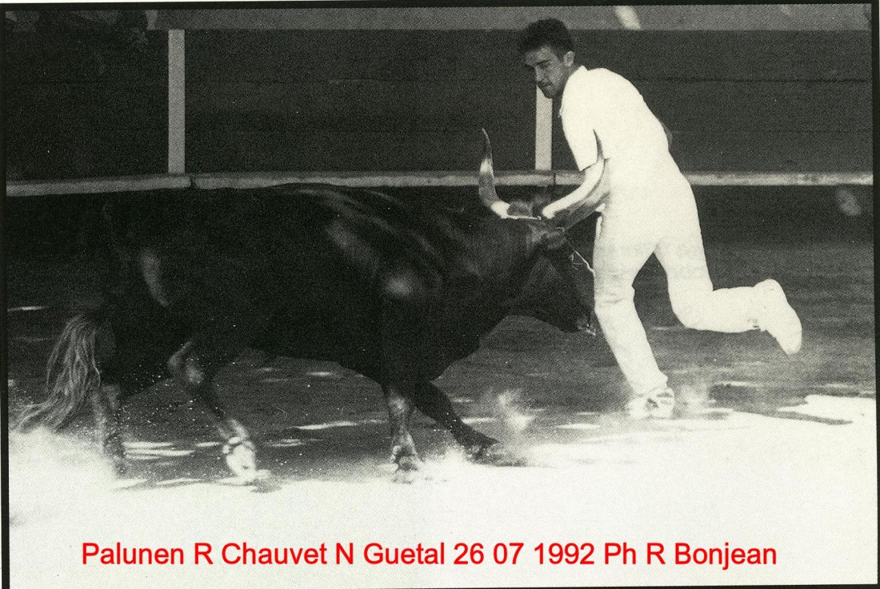 Palunen R Chauvet N Guetal  26 07 1992