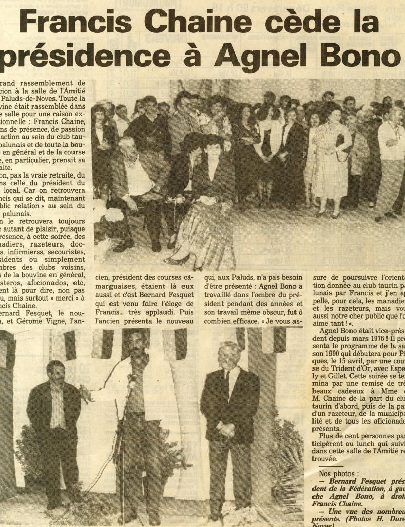 Présentation programme 1989 