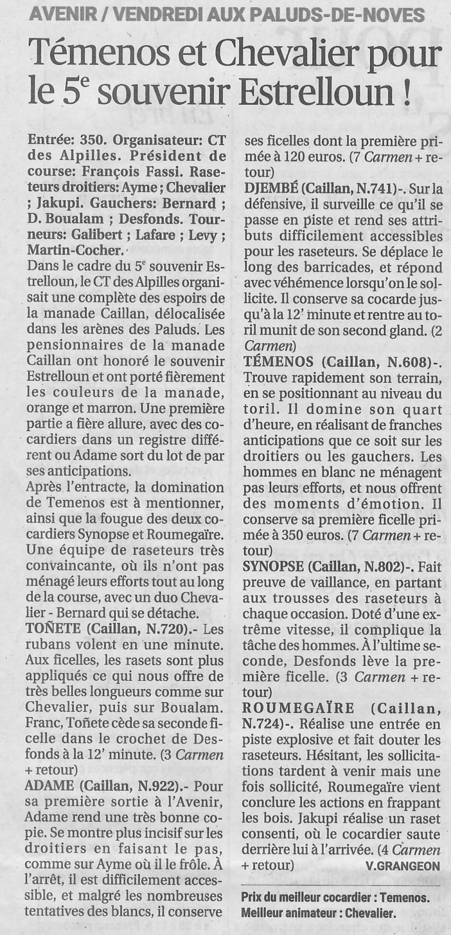 1 novembre 2024 caillan cr la provence